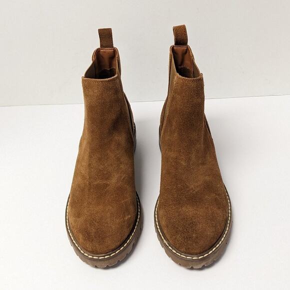 Steve Madden Thyra Chelsea Boots, Chestnut Suede, Women's 7 - Picture 3 of 6